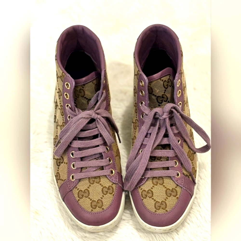 100% authentic Gucci Cloth trainers